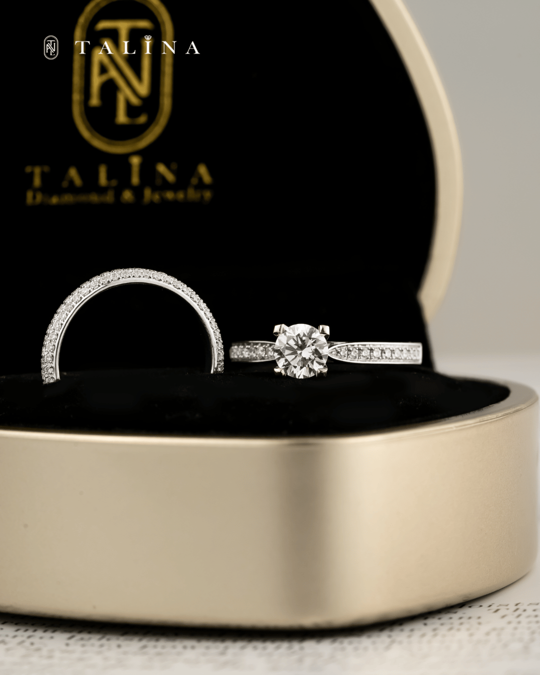 0.4ct Round Cut Natural Diamond Ring